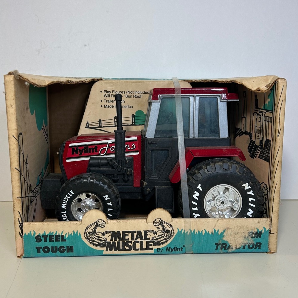 Nylint Metal Muscle Steel Farm Tractor No‎ 1720 NOS in Original Box Vintage